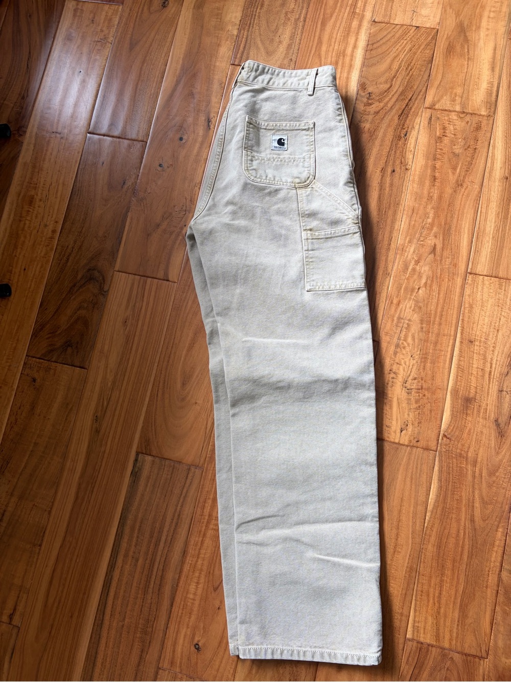 Carhart beige pants, worn once